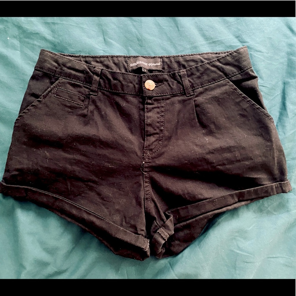Black shorts women